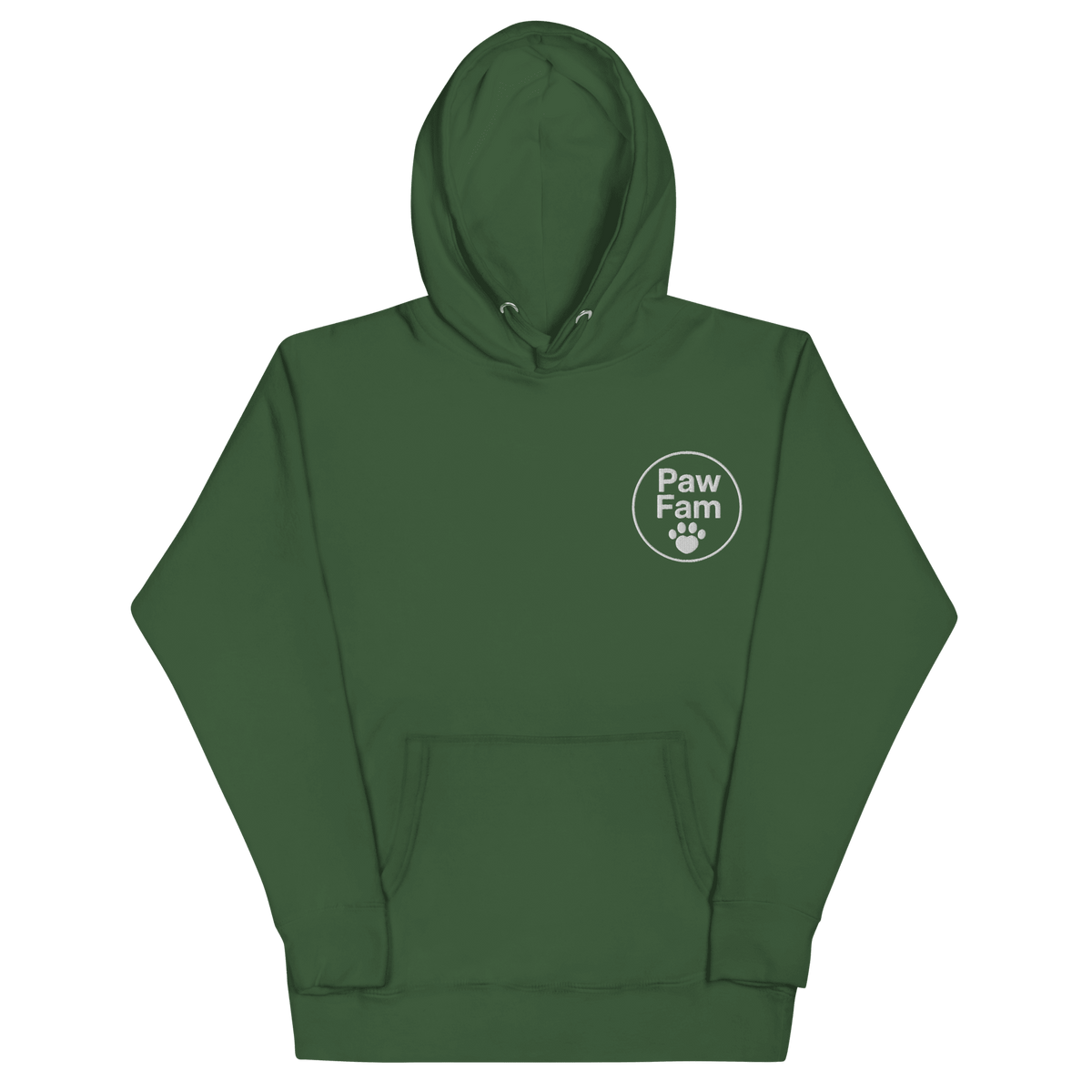 PAW FAM Premium Embroidered Dog Lover Hoodie | Unisex Pullover | Brandabubble - Brandabubble