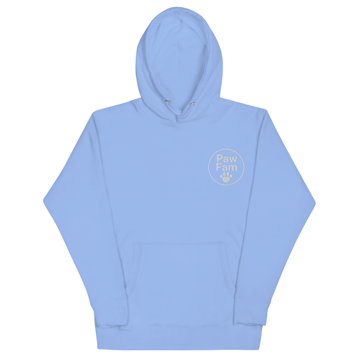 PAW FAM Premium Embroidered Dog Lover Hoodie | Unisex Pullover | Brandabubble - Brandabubble