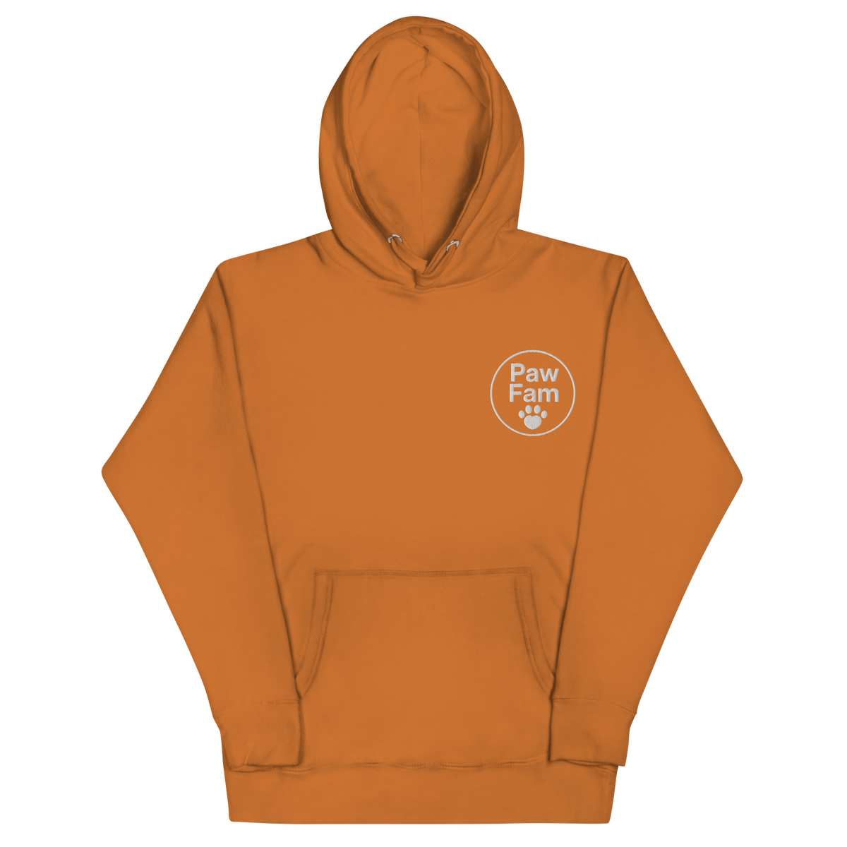 PAW FAM Premium Embroidered Dog Lover Hoodie | Unisex Pullover | Brandabubble - Brandabubble