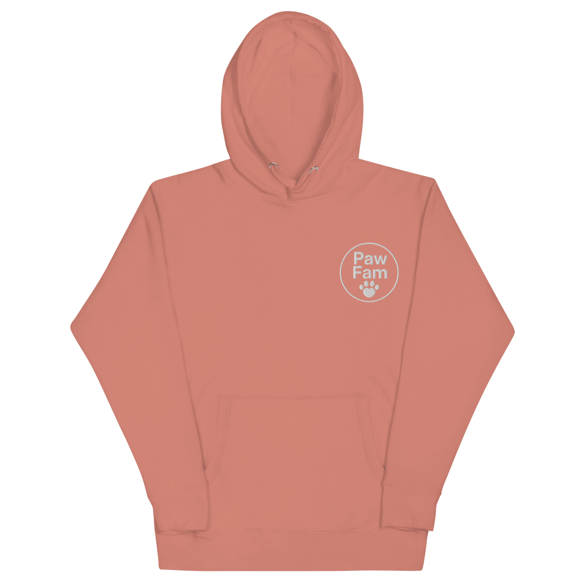 PAW FAM Premium Embroidered Dog Lover Hoodie | Unisex Pullover | Brandabubble - Brandabubble