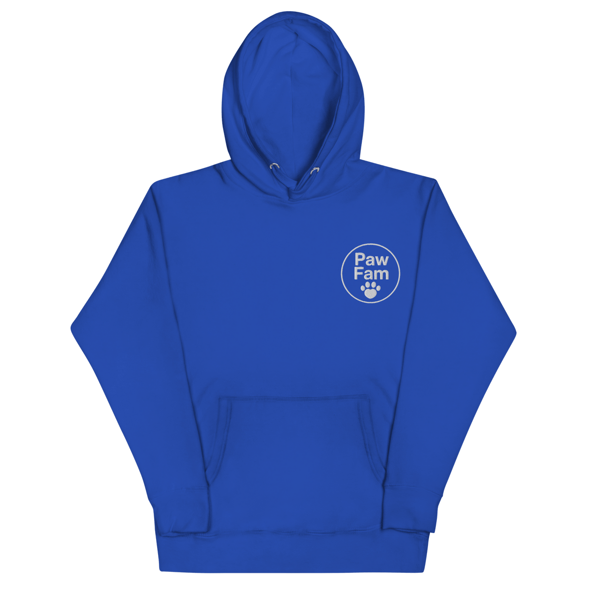 PAW FAM Premium Embroidered Dog Lover Hoodie | Unisex Pullover | Brandabubble - Brandabubble