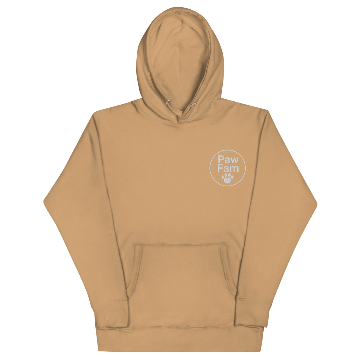 PAW FAM Premium Embroidered Dog Lover Hoodie | Unisex Pullover | Brandabubble - Brandabubble