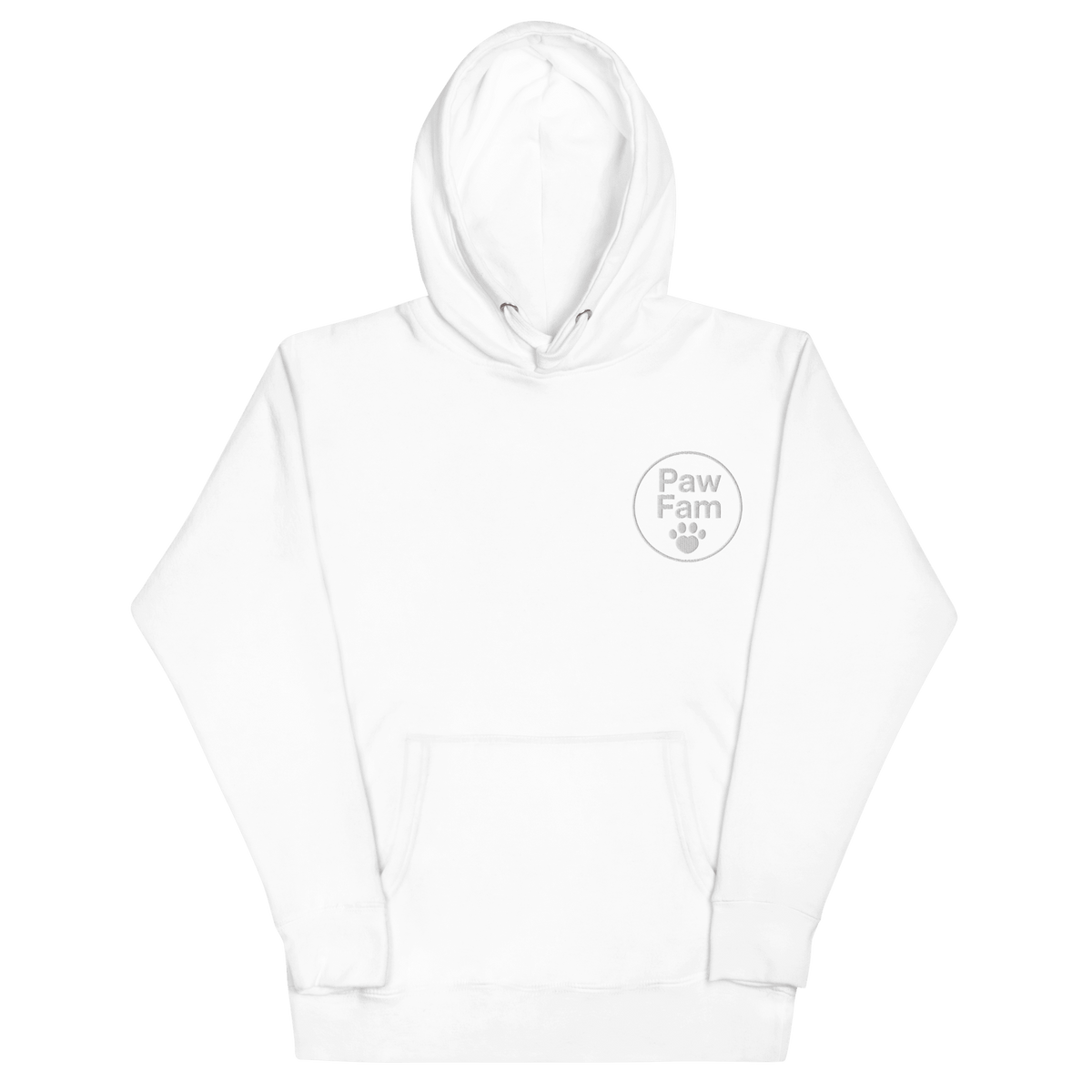 PAW FAM Premium Embroidered Dog Lover Hoodie | Unisex Pullover | Brandabubble - Brandabubble