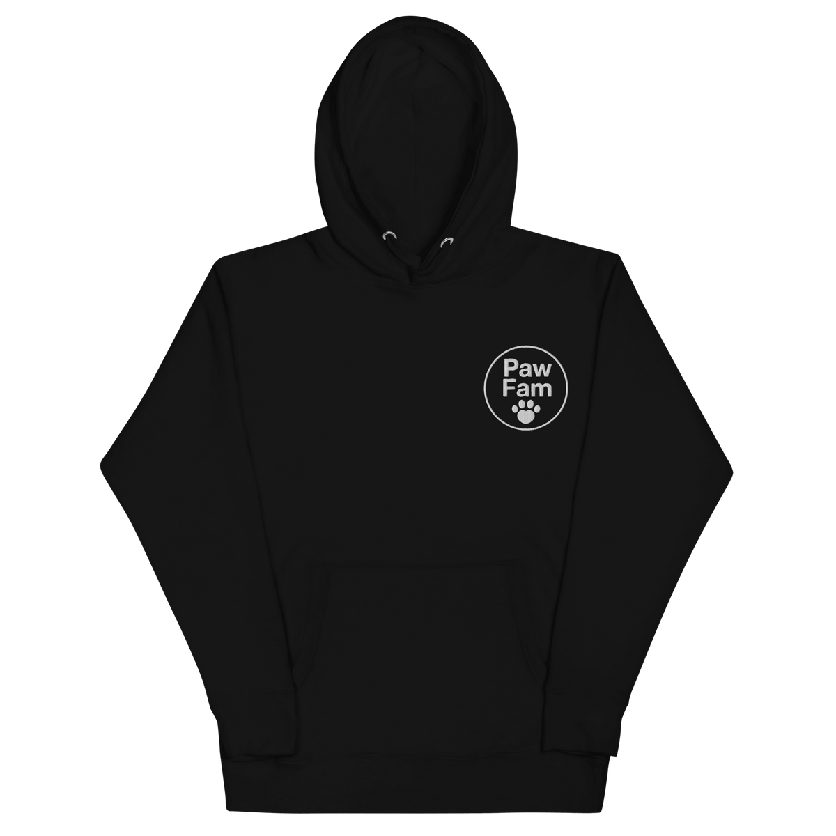 PAW FAM Premium Embroidered Dog Lover Hoodie | Unisex Pullover | Brandabubble - Brandabubble