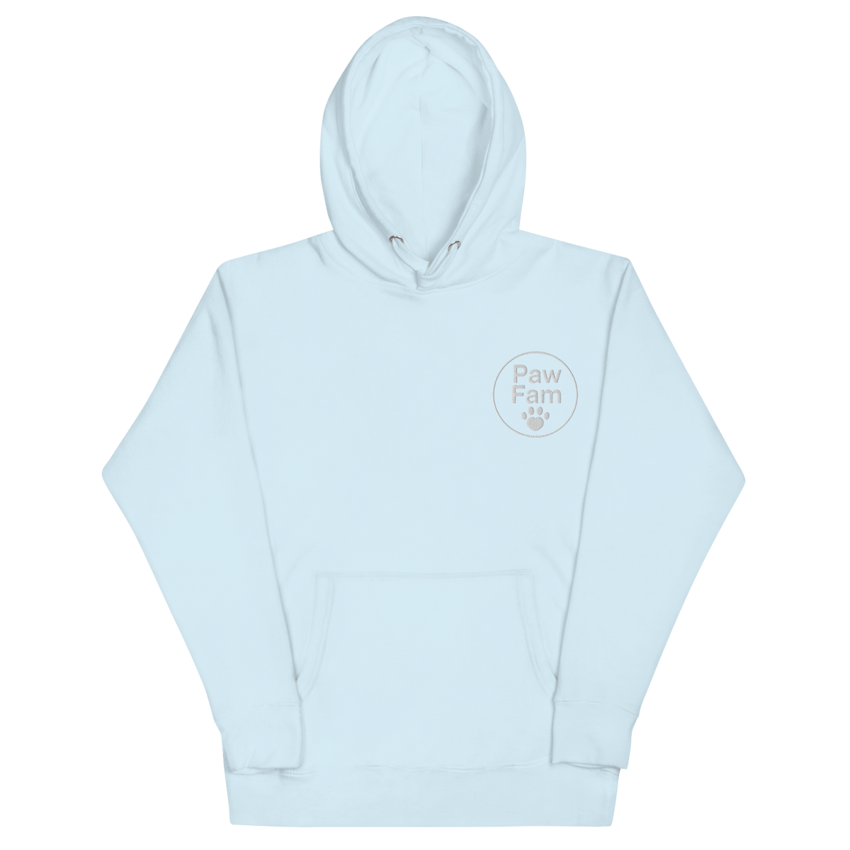 PAW FAM Premium Embroidered Dog Lover Hoodie | Unisex Pullover | Brandabubble - Brandabubble