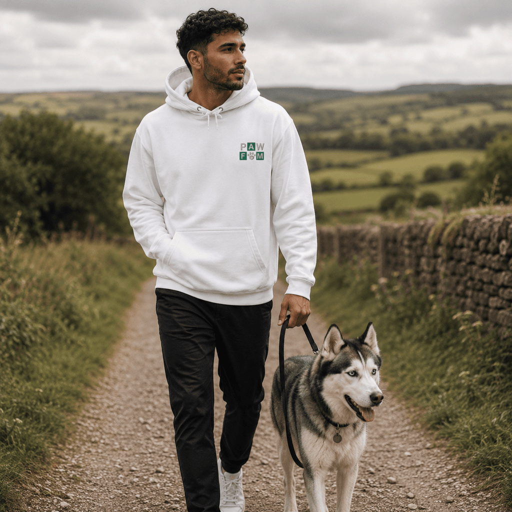 PAW FAM Premium Embroidered Dog Lover Hoodie | Unisex Pullover | Brandabubble - Brandabubble