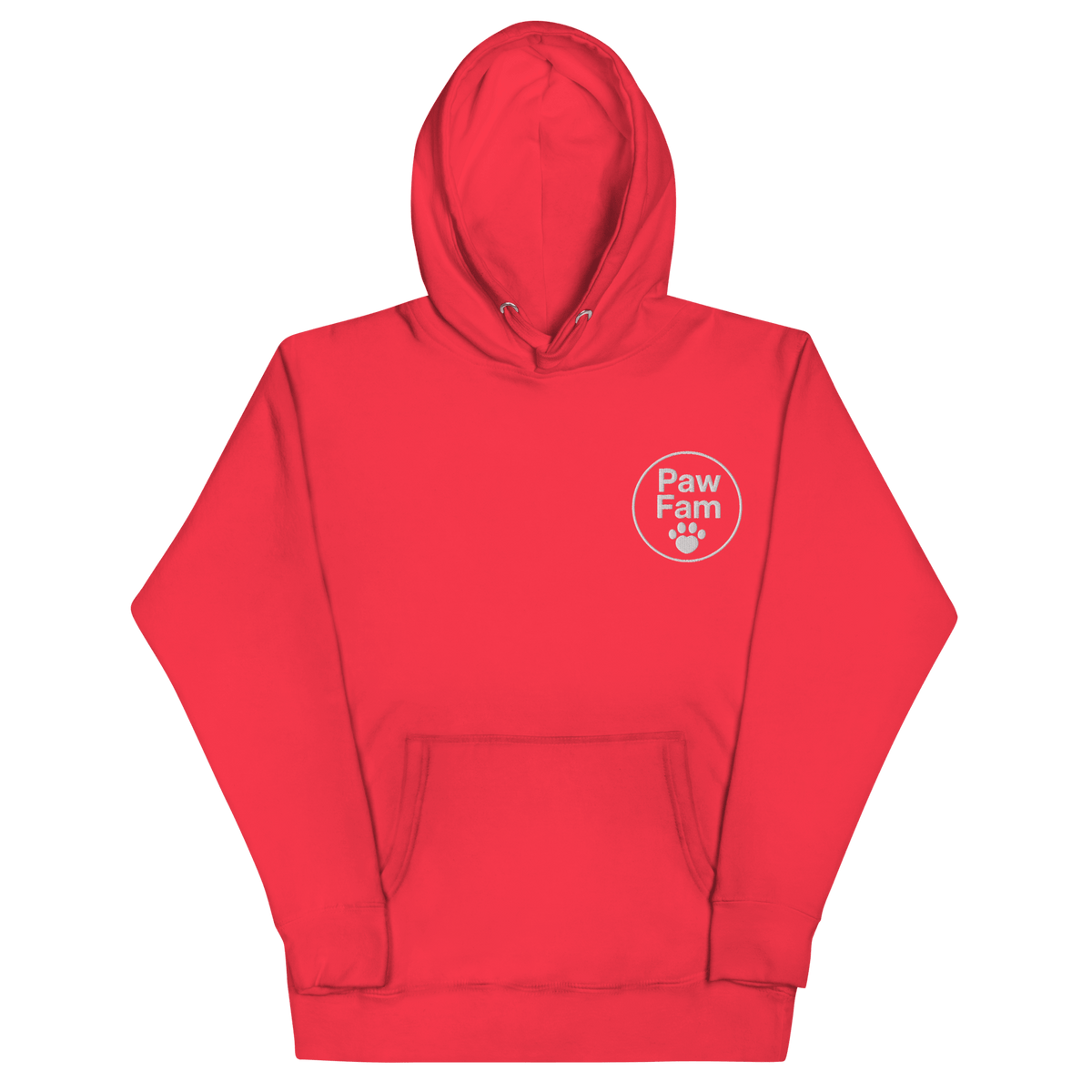 PAW FAM Premium Embroidered Dog Lover Hoodie | Unisex Pullover | Brandabubble - Brandabubble