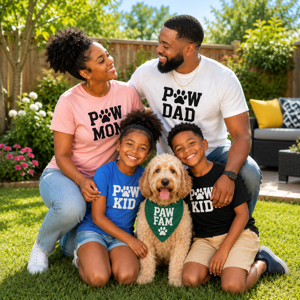 PAW KID Premium Classic Tee | Kids Dog & Pet Lover T-Shirt | Brandabubble - Brandabubble