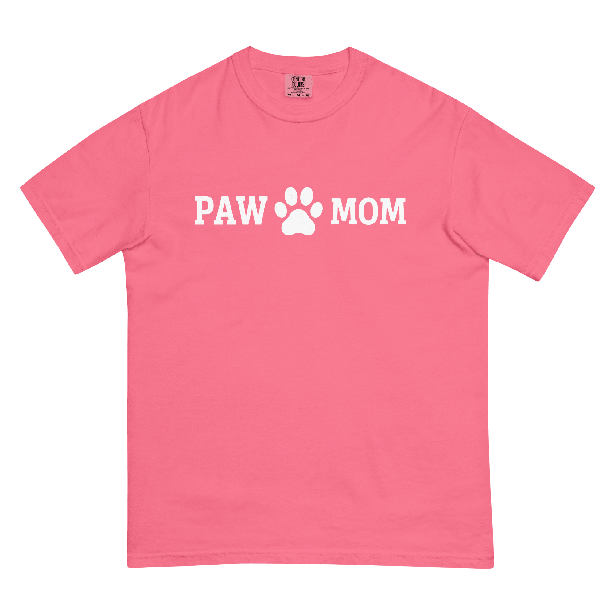 PAW MOM Dog Mum | Premium Heavyweight Printed T-Shirt | Brandabubble - Brandabubble