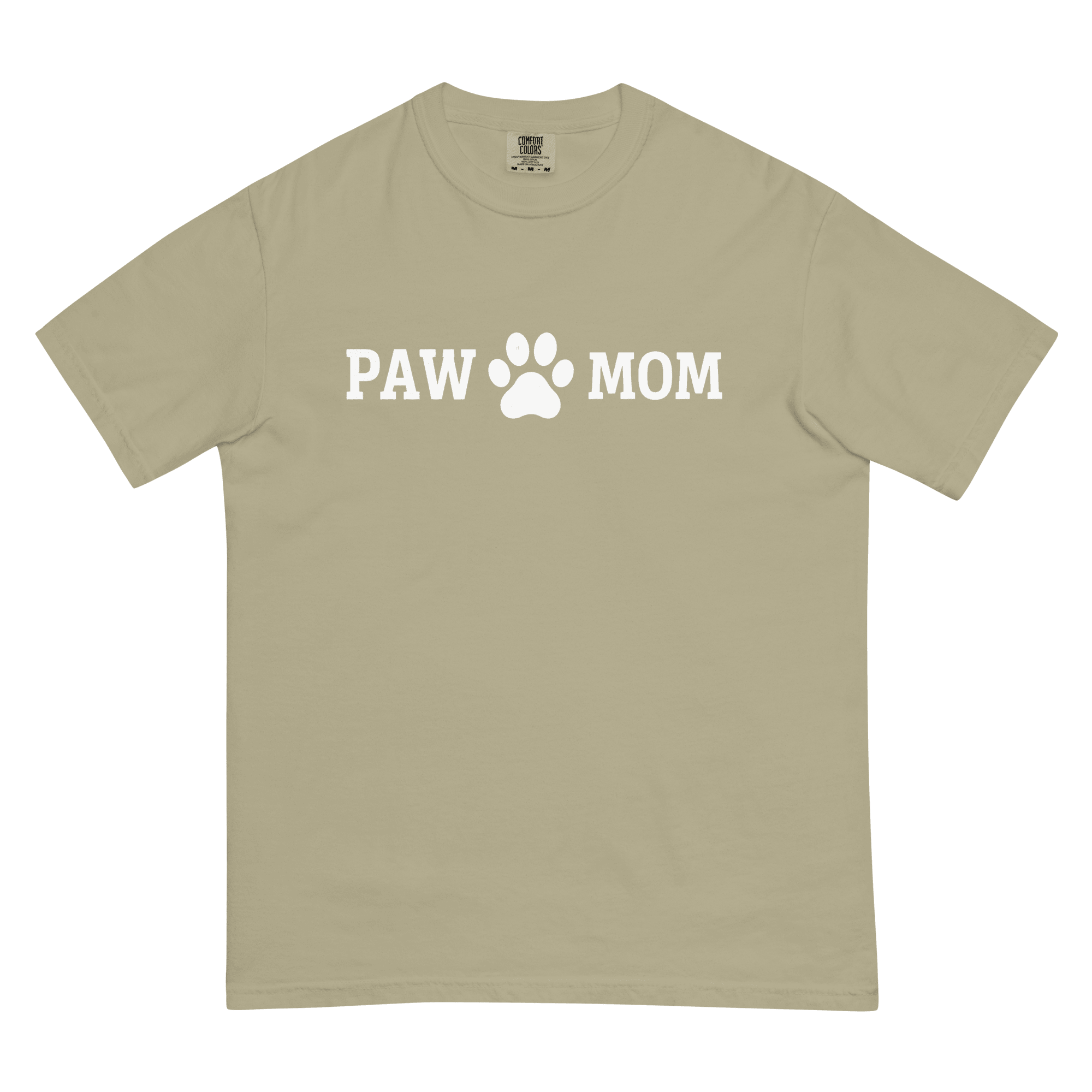 PAW MOM Dog Mum | Premium Heavyweight Printed T-Shirt | Brandabubble - Brandabubble