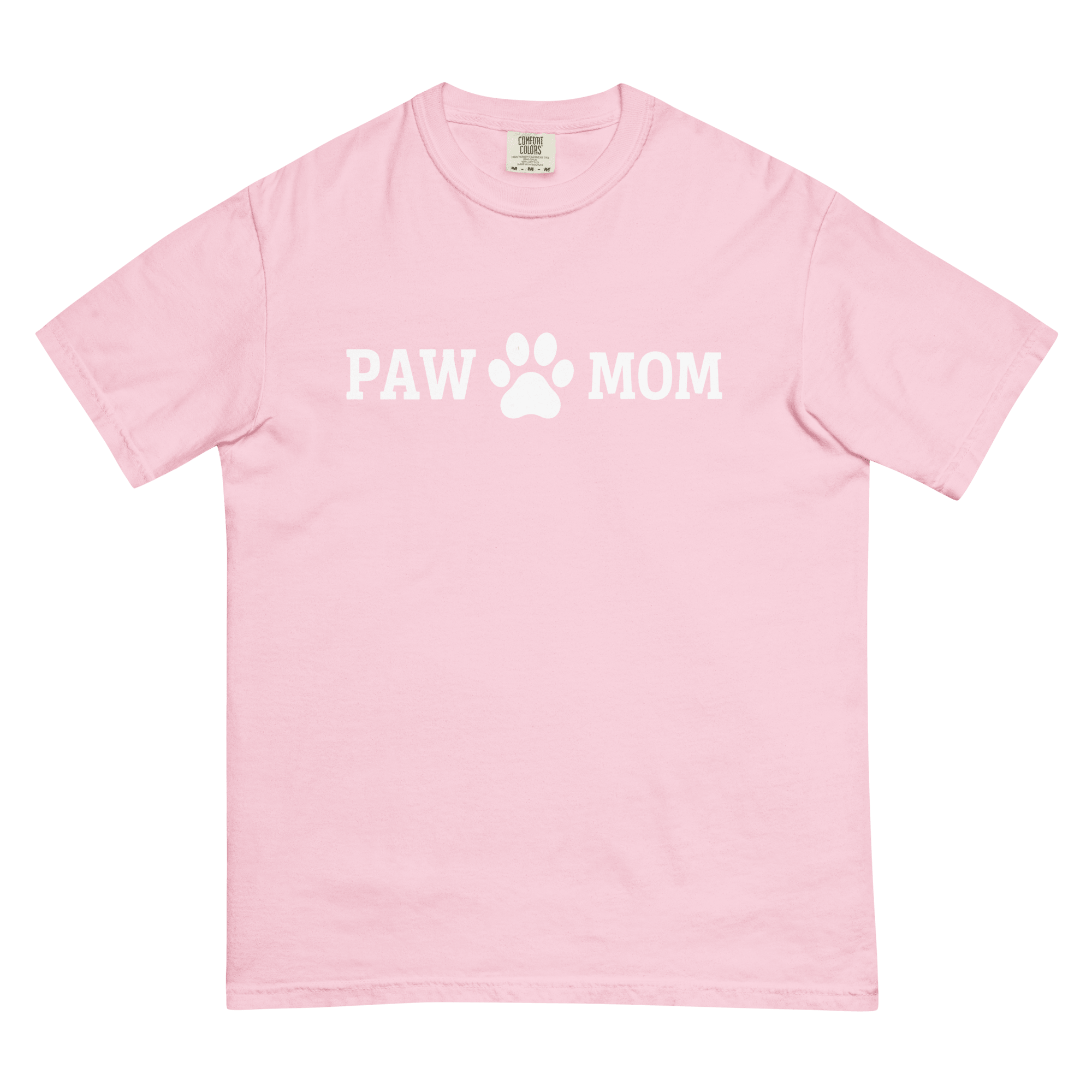 PAW MOM Dog Mum | Premium Heavyweight Printed T-Shirt | Brandabubble - Brandabubble