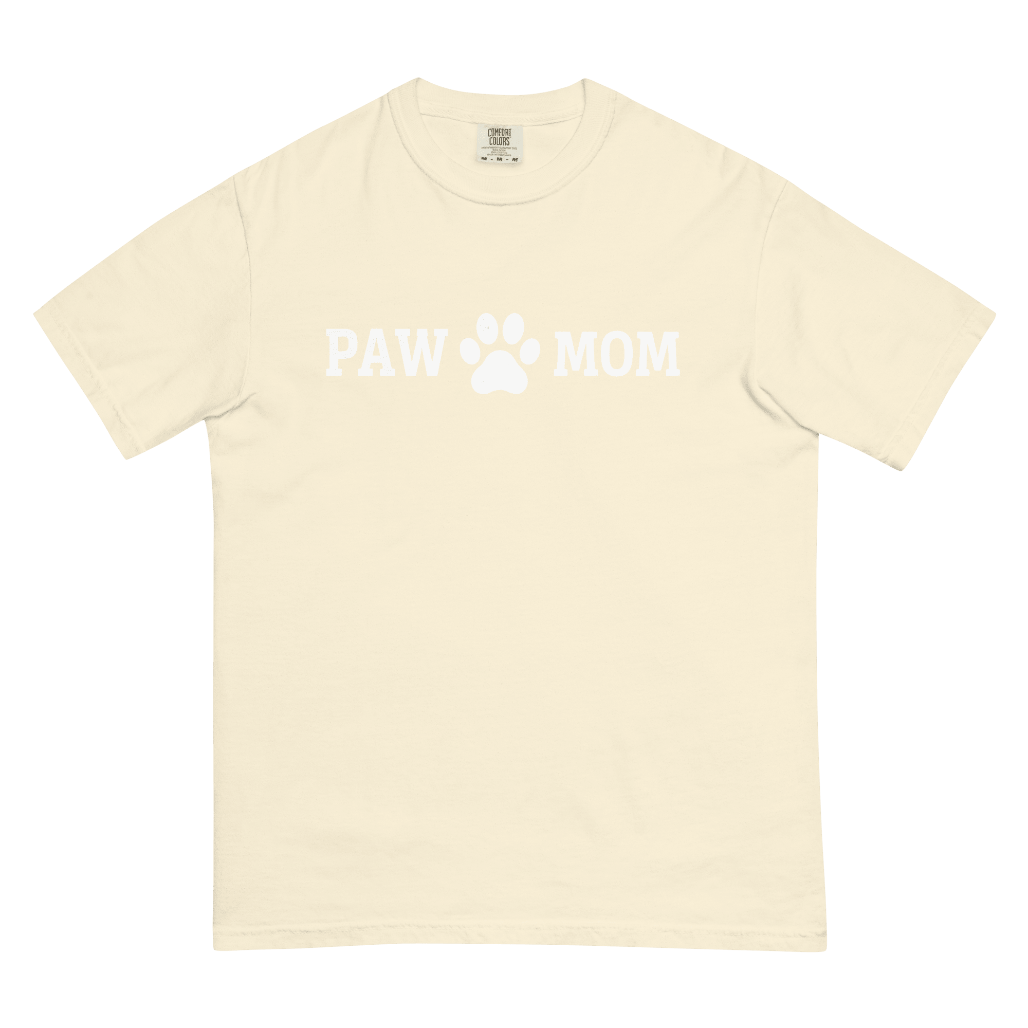 PAW MOM Dog Mum | Premium Heavyweight Printed T-Shirt | Brandabubble - Brandabubble
