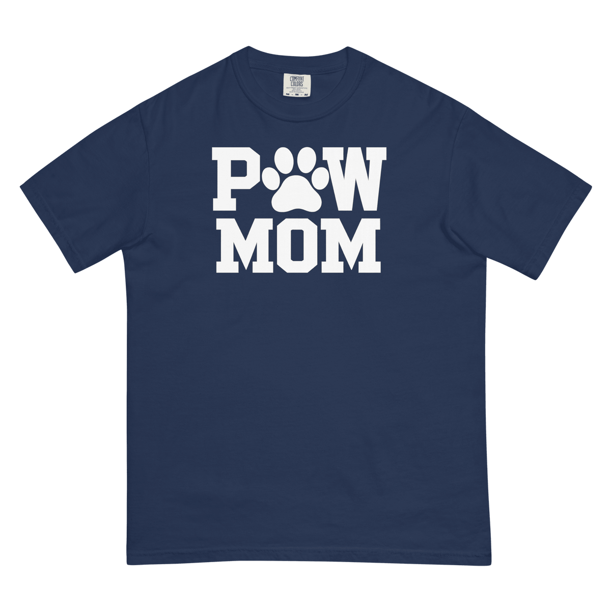 PAW MOM Premium Heavyweight T-Shirt | Unisex Dog & Pet Mum Tee | Brandabubble - Brandabubble