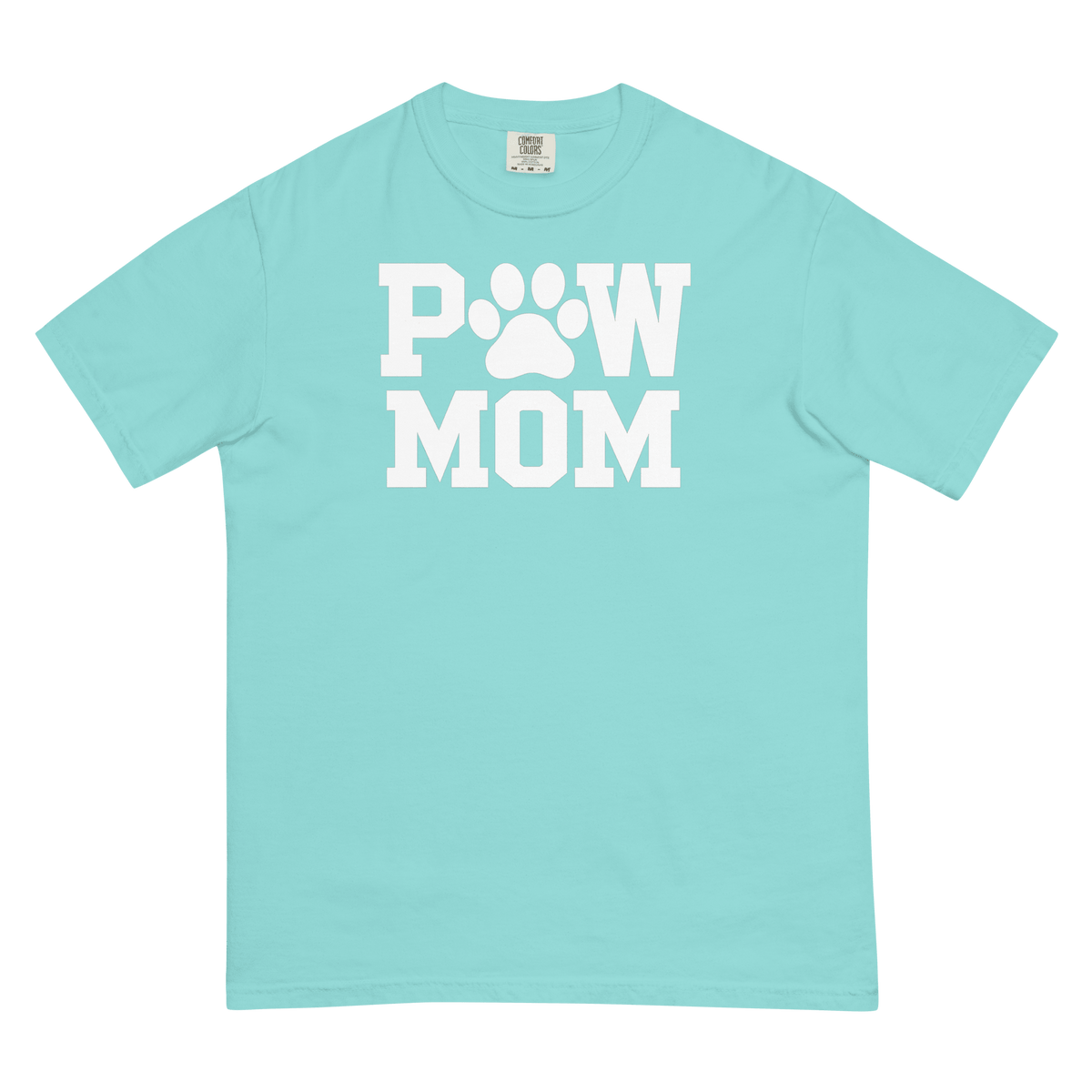 PAW MOM Premium Heavyweight T-Shirt | Unisex Dog & Pet Mum Tee | Brandabubble - Brandabubble