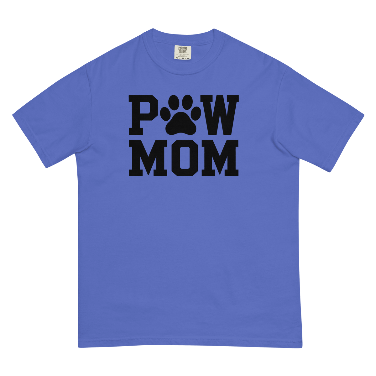 PAW MOM Premium Heavyweight T-Shirt | Unisex Dog & Pet Mum Tee | Brandabubble - Brandabubble