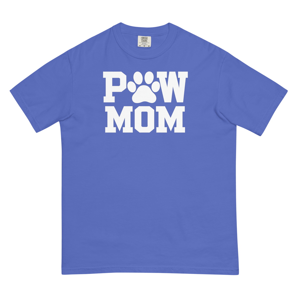 PAW MOM Premium Heavyweight T-Shirt | Unisex Dog & Pet Mum Tee | Brandabubble - Brandabubble