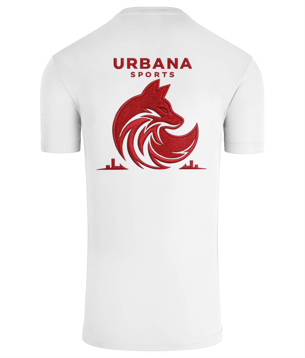 Urbana Sports Red Fox Premium TriDri Performance T-Shirt (Back Print) | Unisex Lightweight Activewear Tee | Brandabubble - Brandabubble