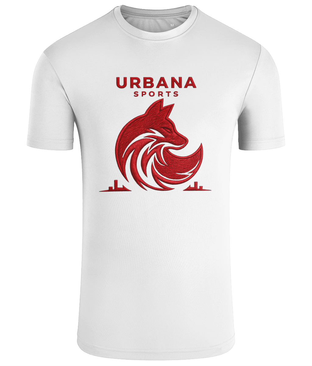 Urbana Sports Red Fox Premium TriDri Performance T-Shirt (Front Print) | Unisex Lightweight Activewear Tee | Brandabubble - Brandabubble
