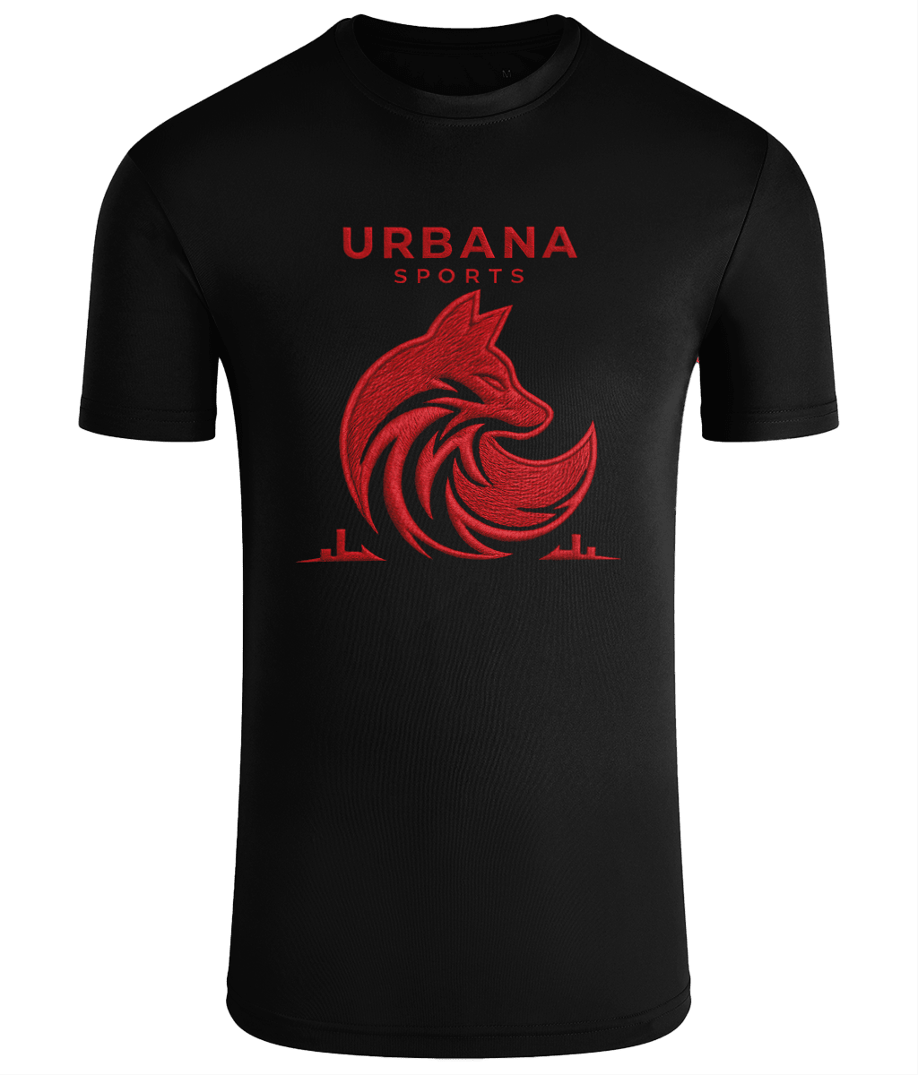 Urbana Sports Red Fox Premium TriDri Performance T-Shirt (Front Print) | Unisex Lightweight Activewear Tee | Brandabubble - Brandabubble