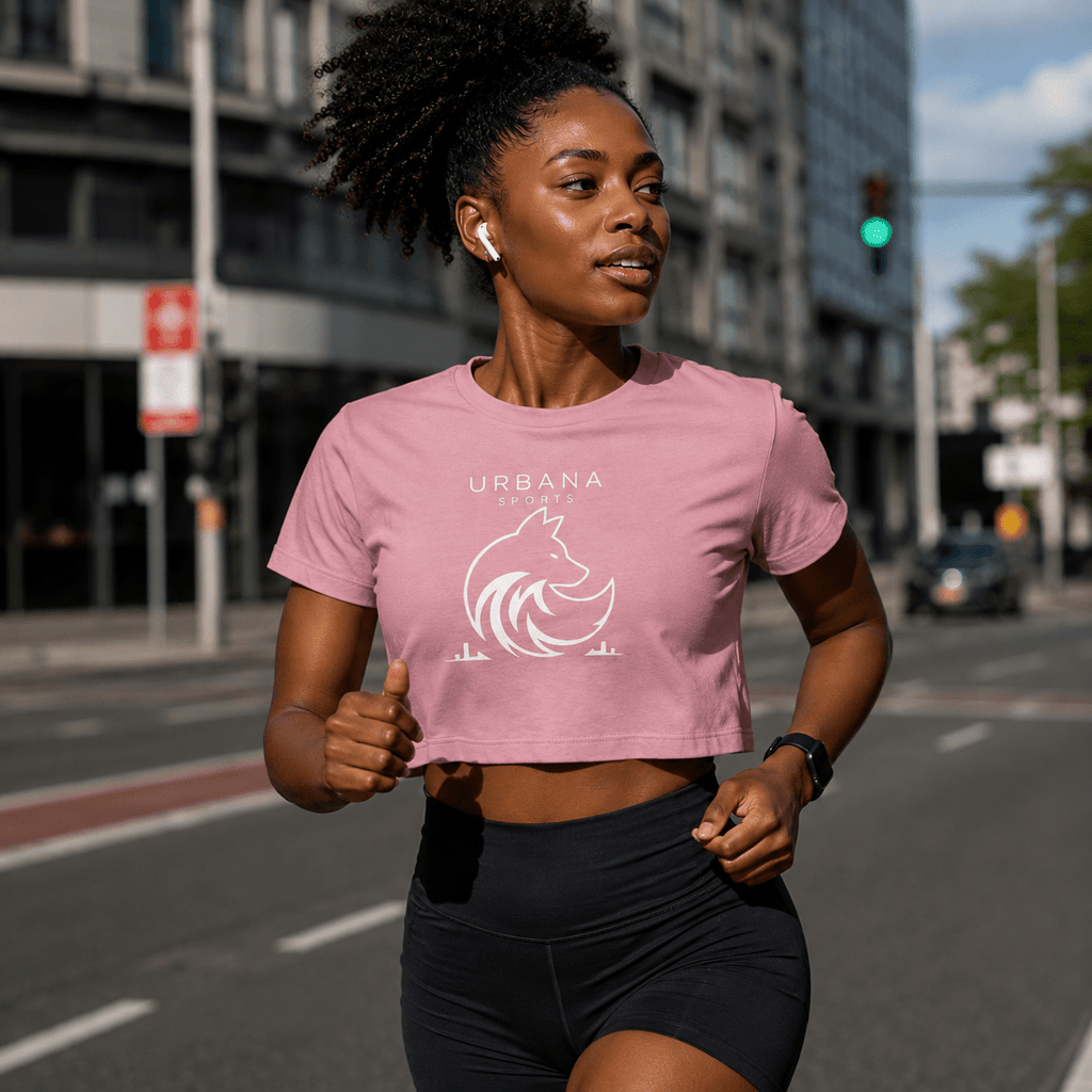 Urbana Sports Women's Performance Crop Top | Lightweight Athletic Crop Tee | Brandabubble - Brandabubble