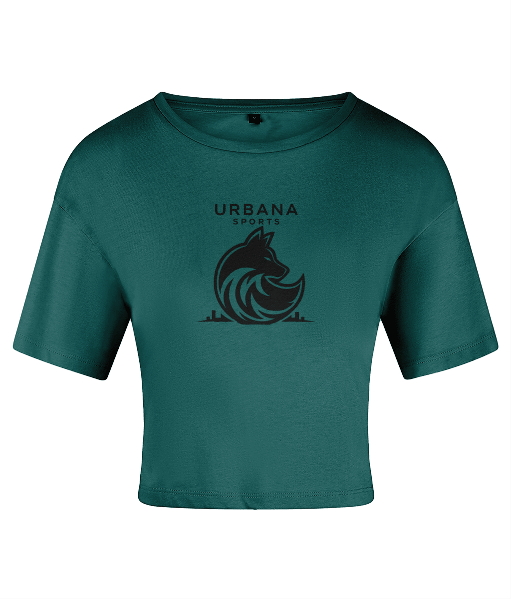 Urbana Sports Women's Performance Crop Top | Lightweight Athletic Crop Tee | Brandabubble - Brandabubble