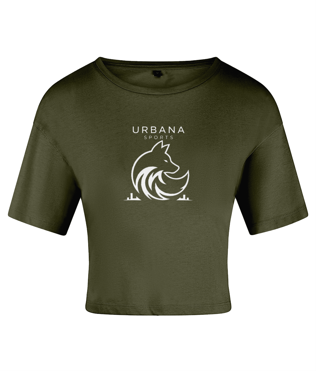 Urbana Sports Women's Performance Crop Top | Lightweight Athletic Crop Tee | Brandabubble - Brandabubble