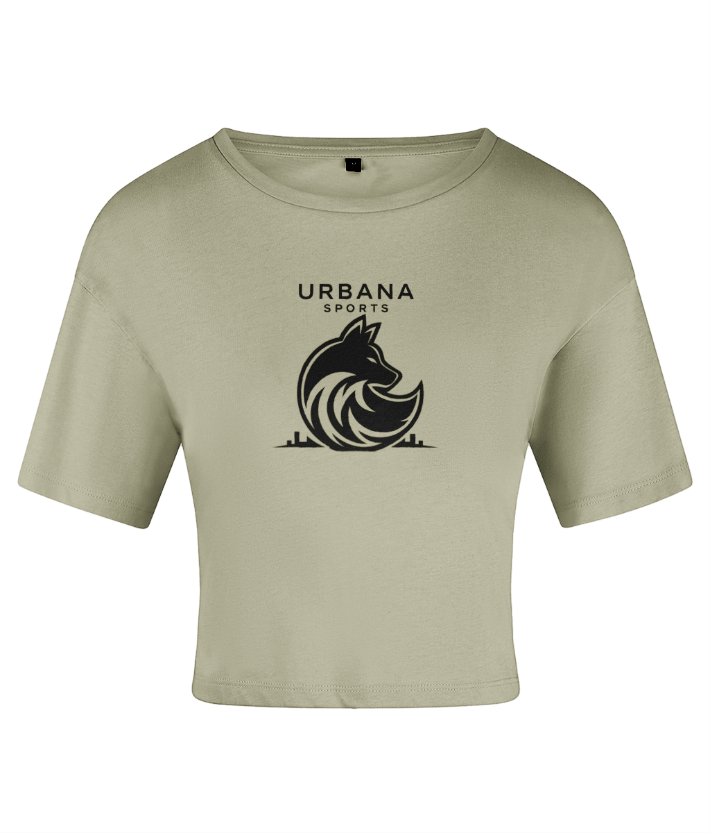 Urbana Sports Women's Performance Crop Top | Lightweight Athletic Crop Tee | Brandabubble - Brandabubble