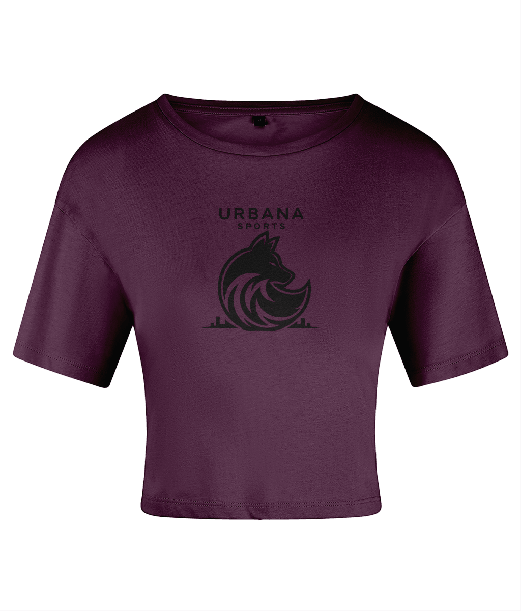 Urbana Sports Women's Performance Crop Top | Lightweight Athletic Crop Tee | Brandabubble - Brandabubble